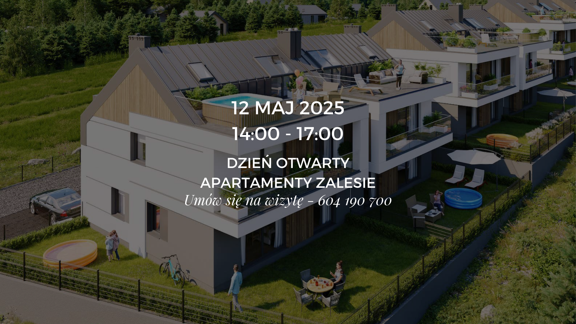 Dzień Otwarty w Apartamentach Zalesie | 12 maj 2025 – odkryj nowy standard życia blisko natury