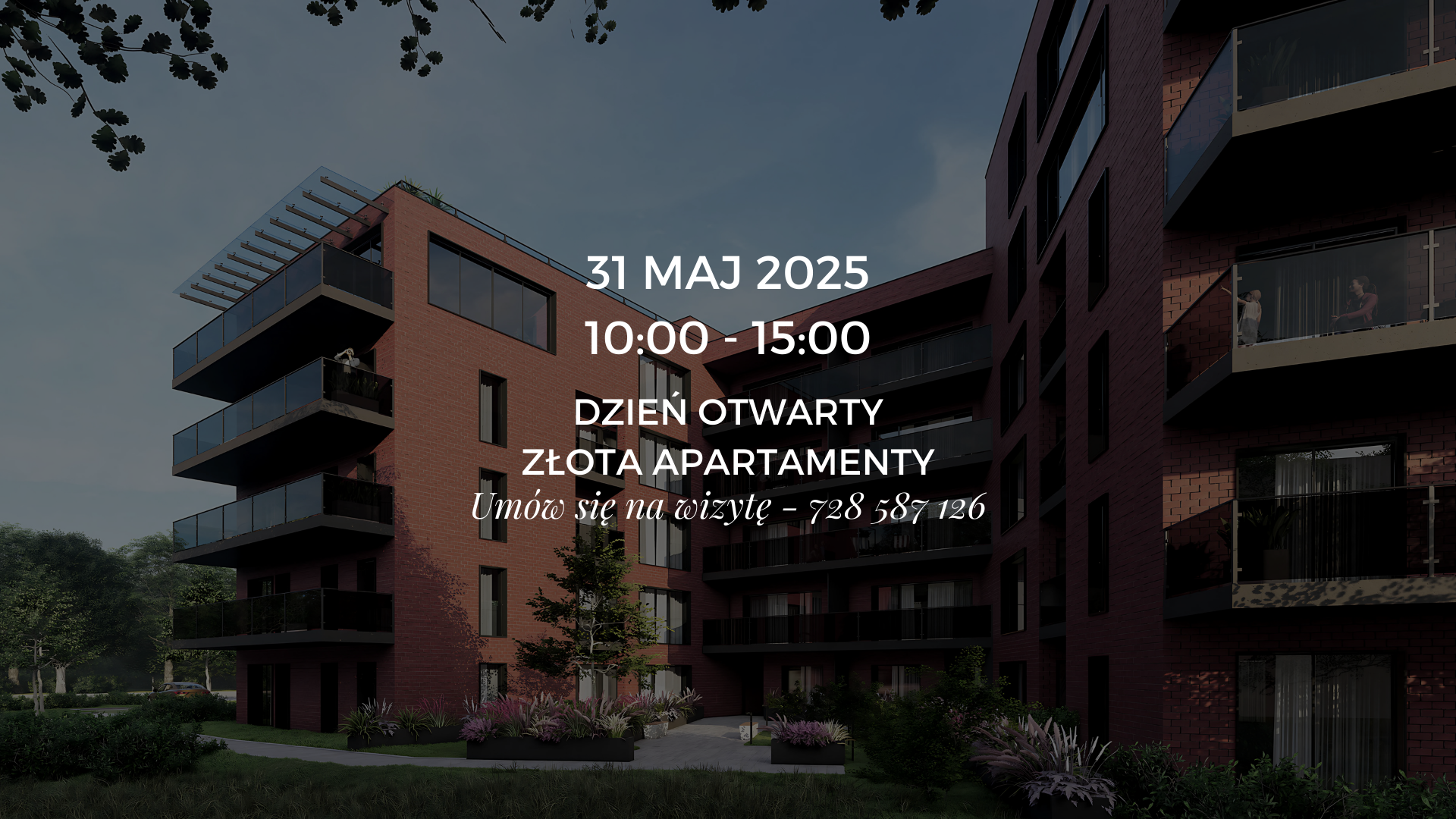 Dzień Otwarty w Apartamentach Złota | 31 maja 2025 – odkryj ostatnie dostępne mieszkania w sercu Katowic