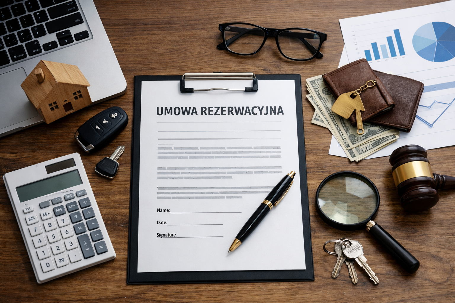 Umowa rezerwacyjna. Co sprawdzić przed podpisaniem