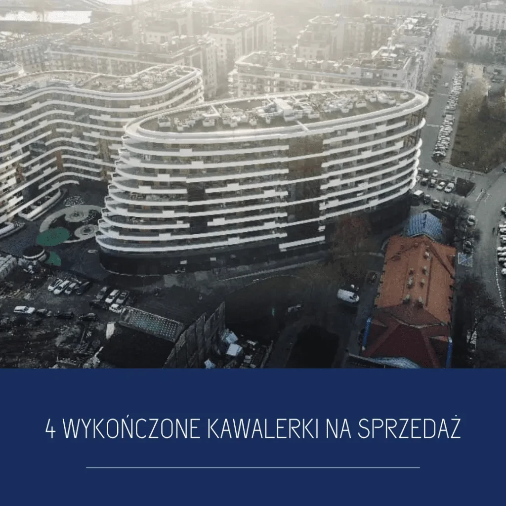 4 wykończone kawalerki na sprzedaż – Wiślane Tarasy Kraków